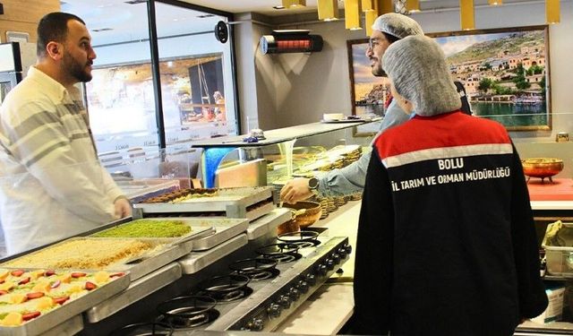 Bolu'da Ramazan Bayramı öncesi gıda denetimi