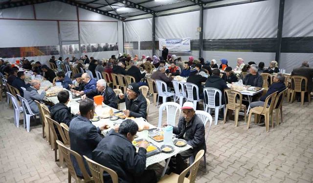 Çameli'de gönül sofraları Emecik Mahallesi'nde kuruldu