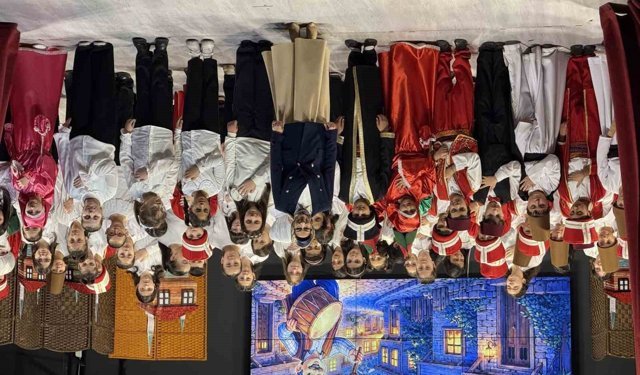 Çatalca'da minik öğrenciler ve öğretmenlerinden Ramazan ayı şenliği