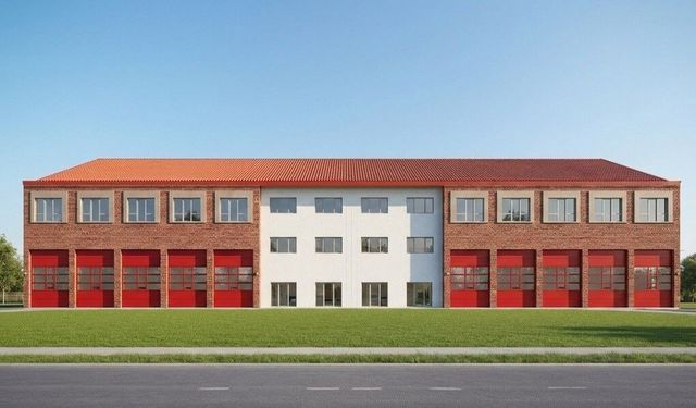 Çerkezköy'e 4 katlı modern itfaiye istasyonu