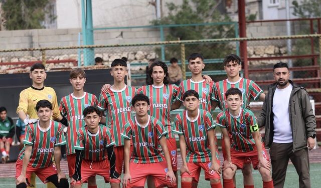 Cizre Dicle Spor, U15 Elit Gelişim Ligi'nde Mazıdağı Fosfat Spor'u 8-0 yendi