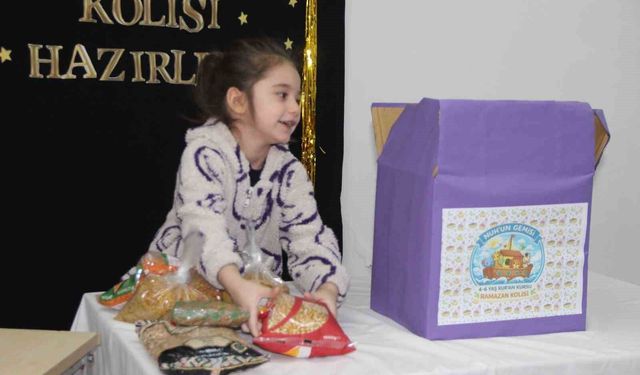 Cizre'de minik yüreklerden büyük dayanışma