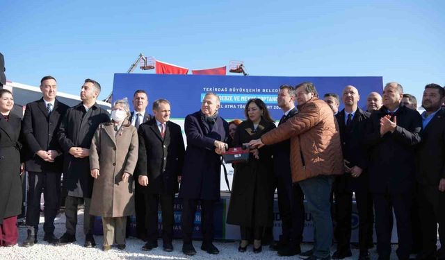 Çorlu Sebze Meyve Hali temeli atıldı