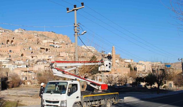 Dicle Elektrik Mardin'de aydınlatma altyapısını güçlendirdi