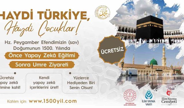 Din Öğretimi Genel Müdürlüğü'nden Peygamber Efendimiz'in doğumu anısına anlamlı yarışma