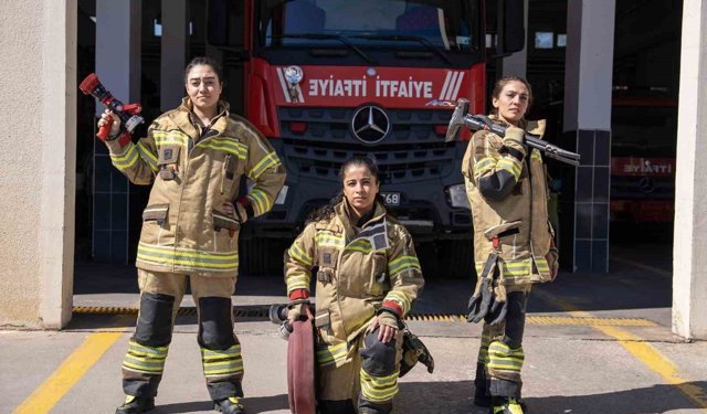 Diyarbakır itfaiyesinde kadınlar tabuları yıkıyor
