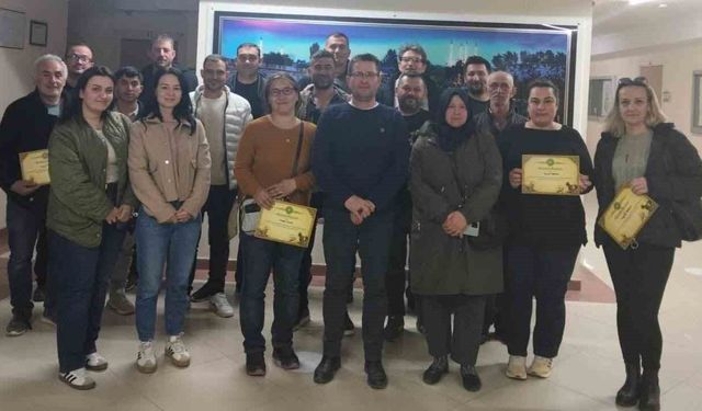 Edirne'de diplomalı çobanlar kursu tamamladı