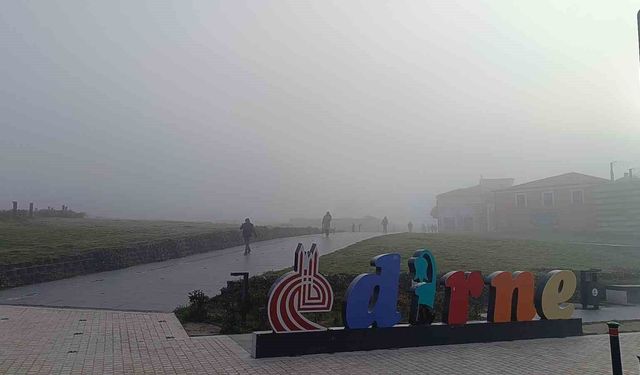 Edirne'de sis etkili oldu, Selimiye gözden kayboldu