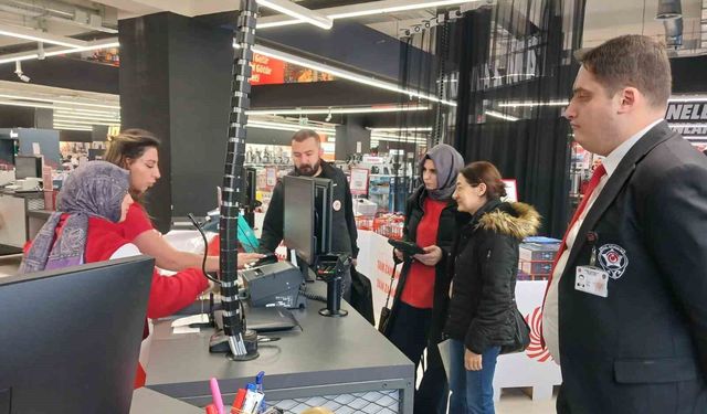 Elazığ'da market ve işletmelere poşet denetimi