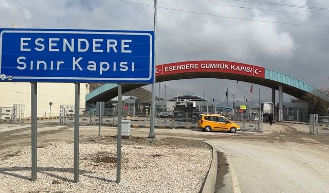 Esendere Sınır kapısı bu bayram sessizlik yaşıyor