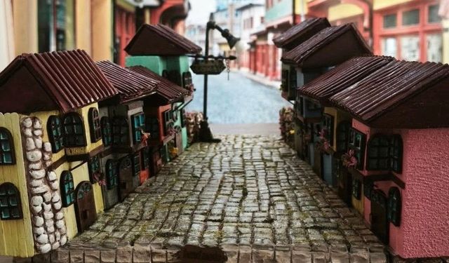 Geleneksel Akşehir evleri minyatür olarak üretiliyor