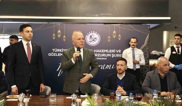 Hakemler iftar yemeğinde buluştu