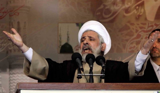 Hizbullah lideri Kasım: 'Haklarımızı savunmaktan çekinmeyeceğiz ve düşmana teslim olmayacağız'