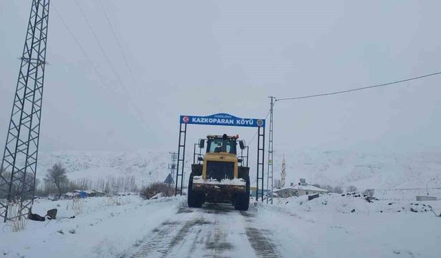 Iğdır'da karla mücadelede başarı: Kapalı köy yolu kalmadı