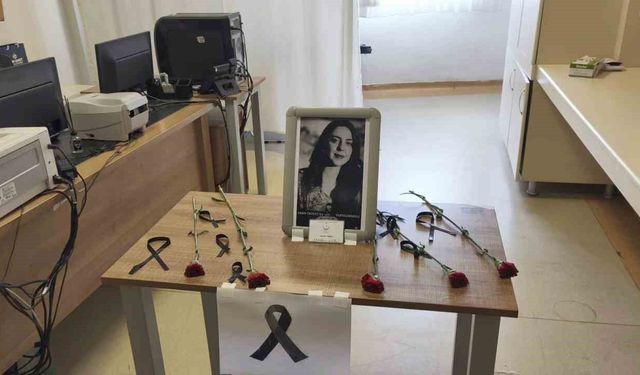 Kazada hayatını kaybeden sağlıkçı için anma etkinliği