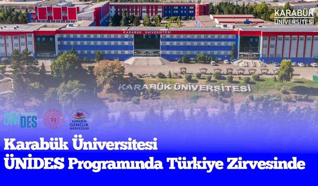 KBÜ, ÜNİDES programında Türkiye birincisi