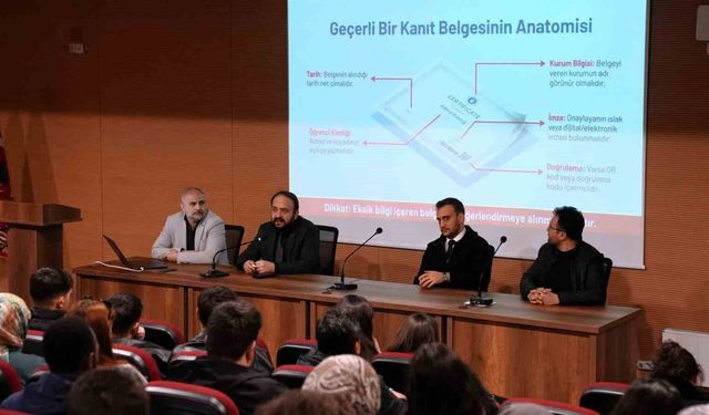 KBÜ'de Öğrenci Buluşmaları programı gerçekleşti