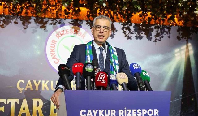 'Rizespor Süper Lig'deki spor kulüplerine örnek olan davranış ve yapı içerisinde'