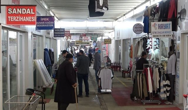 Malatya'da bayram öncesi çarşı durgun