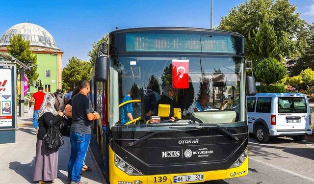 Malatya'da bayram süresince ulaşım ücretsiz