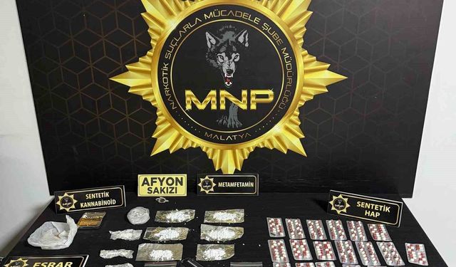 Malatya'da uyuşturucu operasyonu: 7 tutuklama