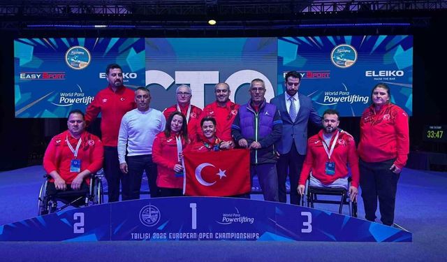 Meram Belediyesporlu Besra Duman, Avrupa şampiyonu oldu