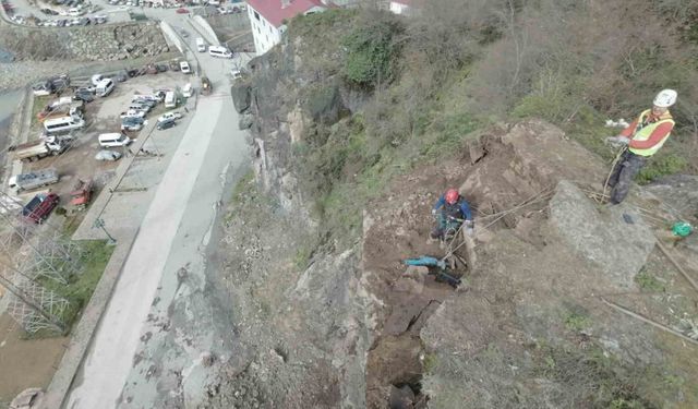 Metrelerce yükseklikte tehlikeli görev