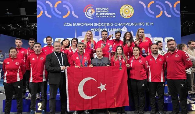Milli atıcılar Avrupa Şampiyonası'ndan 7 madalya ile döndü