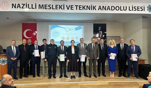 Nazilli'de projeleri ile dereceye giren okullar için ödül töreni düzenlendi