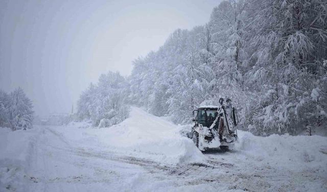 Ordu'nun 13 ilçesinde eğitime kar engeli