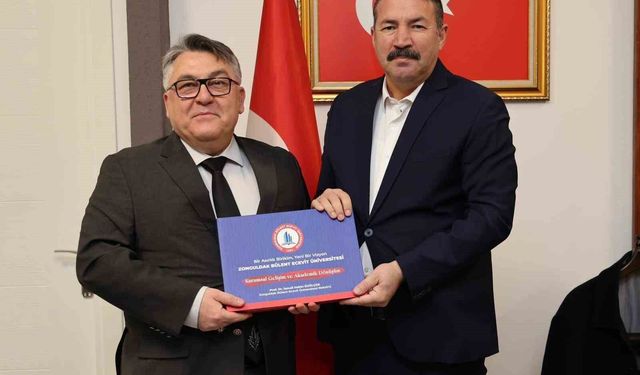 Rektör Özölçer'den Devrek Belediye Başkanı Ulupınar'a ziyaret