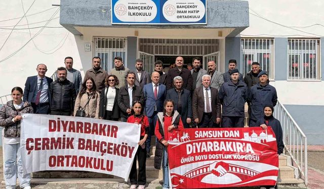 Samsun'dan Diyarbakır'a uzanan gönül köprüsü oyun parkıyla taçlandı