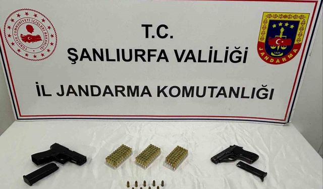 Şanlıurfa'da ruhsatsız silah operasyonu:2 gözaltı