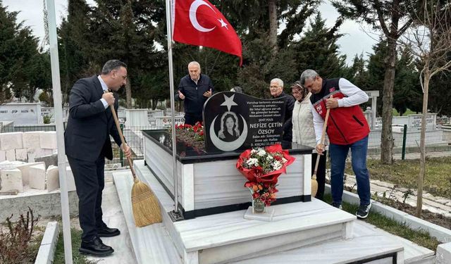 Şehit kabirlerine vefa dokunuşu