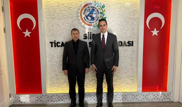 Siirt TSO Başkanı Güven Kuzu, DYP Genel Başkanı Küpeli ile bir araya geldi