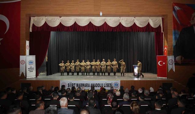 Siirt'te 18 Mart Şehitleri Anma Günü kutlandı