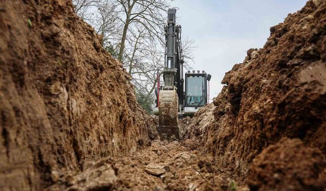Söğütlü'ye 8 kilometrelik içme suyu altyapısı yenileme çalışması