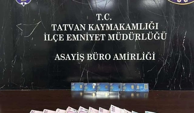 Tatvan'da sahte altın operasyonu: 3 şüpheli gözaltında