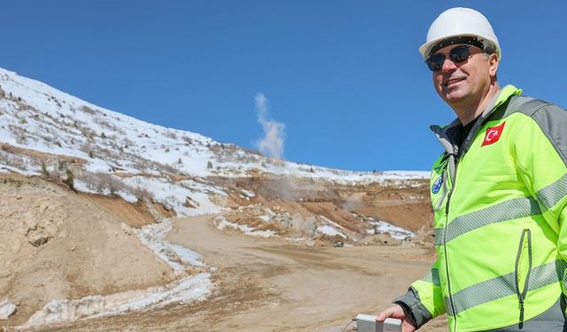 Tecer Taş Kırma ve Eleme Tesisi'nde yeni sezonun ilk patlatması yapıldı
