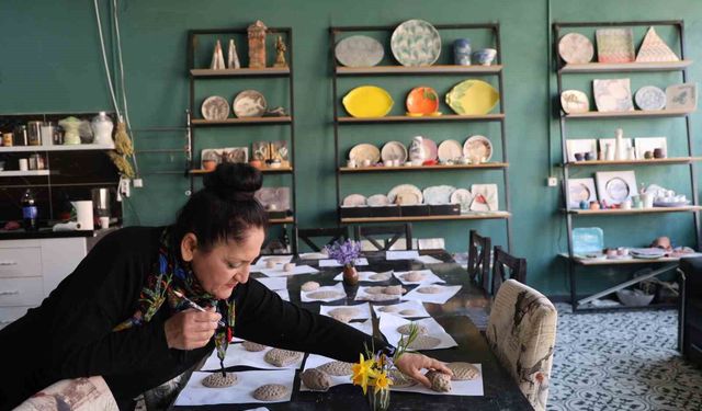 Tescilli Kozan portakalı yükümlülerin elinde sanata dönüştü
