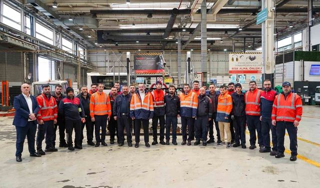 TGS Yer Hizmetleri Genel Müdürü Akyurt, personelle bayramlaştı