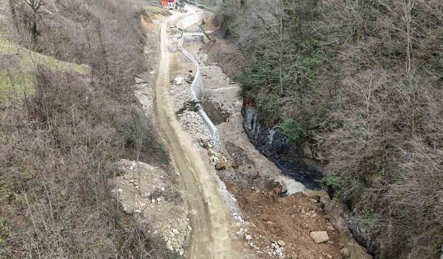 Trabzon Sera Vadisi'ndeki taşkın riskine karşı önlem alınıyor