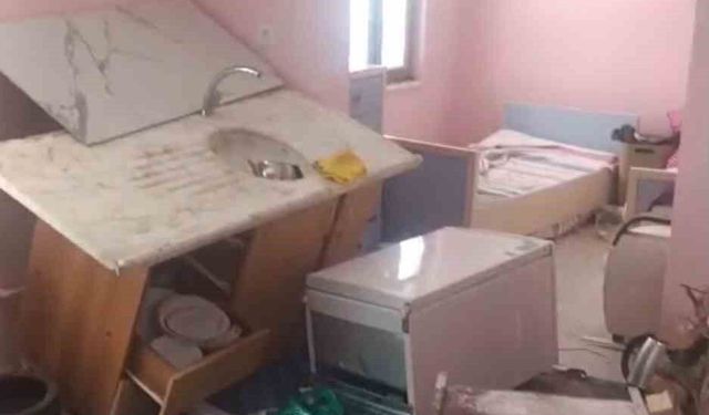 Trabzon'da yayla evine giren ayı ortalığı savaş alanına çevirmiş