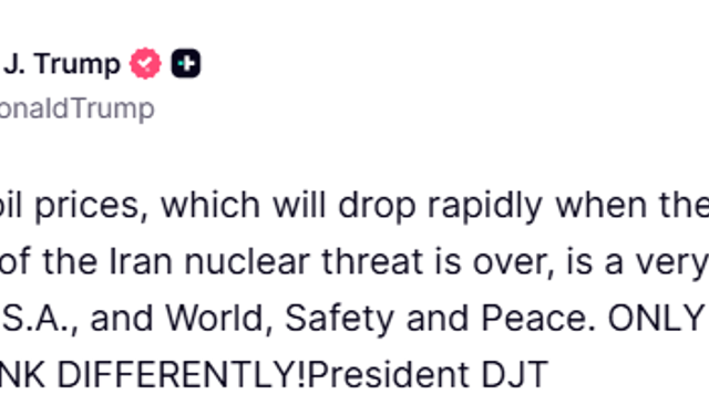 Trump'tan petrol fiyatlarındaki artış ile ilgili açıklama