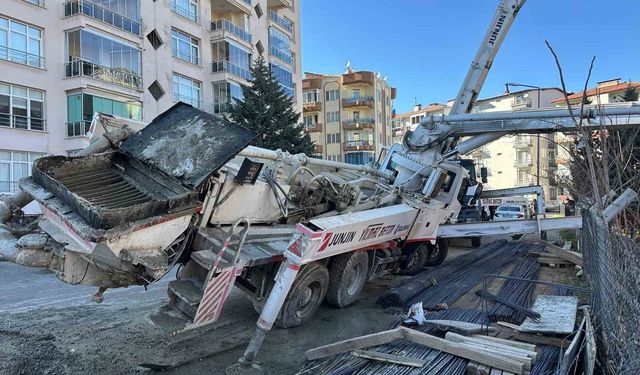 Uşak'taki beton pompası kazasında 3 kişi tutuklandı