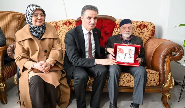 Vali Baruş'tan gaziye vefa