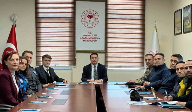 Van'da inci kefali av yasağı öncesi komisyon toplantısı yapıldı