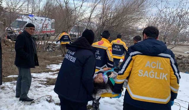 Van'da kamyonet devrildi: 2 yaralı