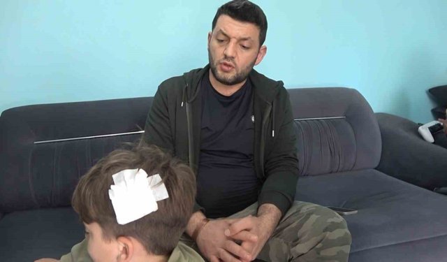 Yalova'daki komşu kavgasında bu kez 8 yaşındaki çocuğa taşlı saldırı