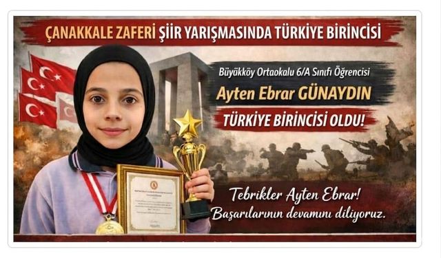Türkiye  Birincisi Çayeli Büyükköy'den
